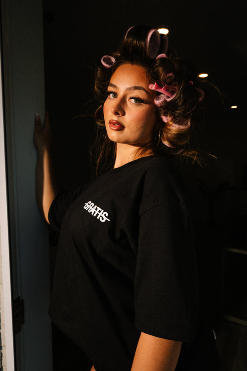 GRATIS "LA VIE GRATIS" BLACK T-SHIRT