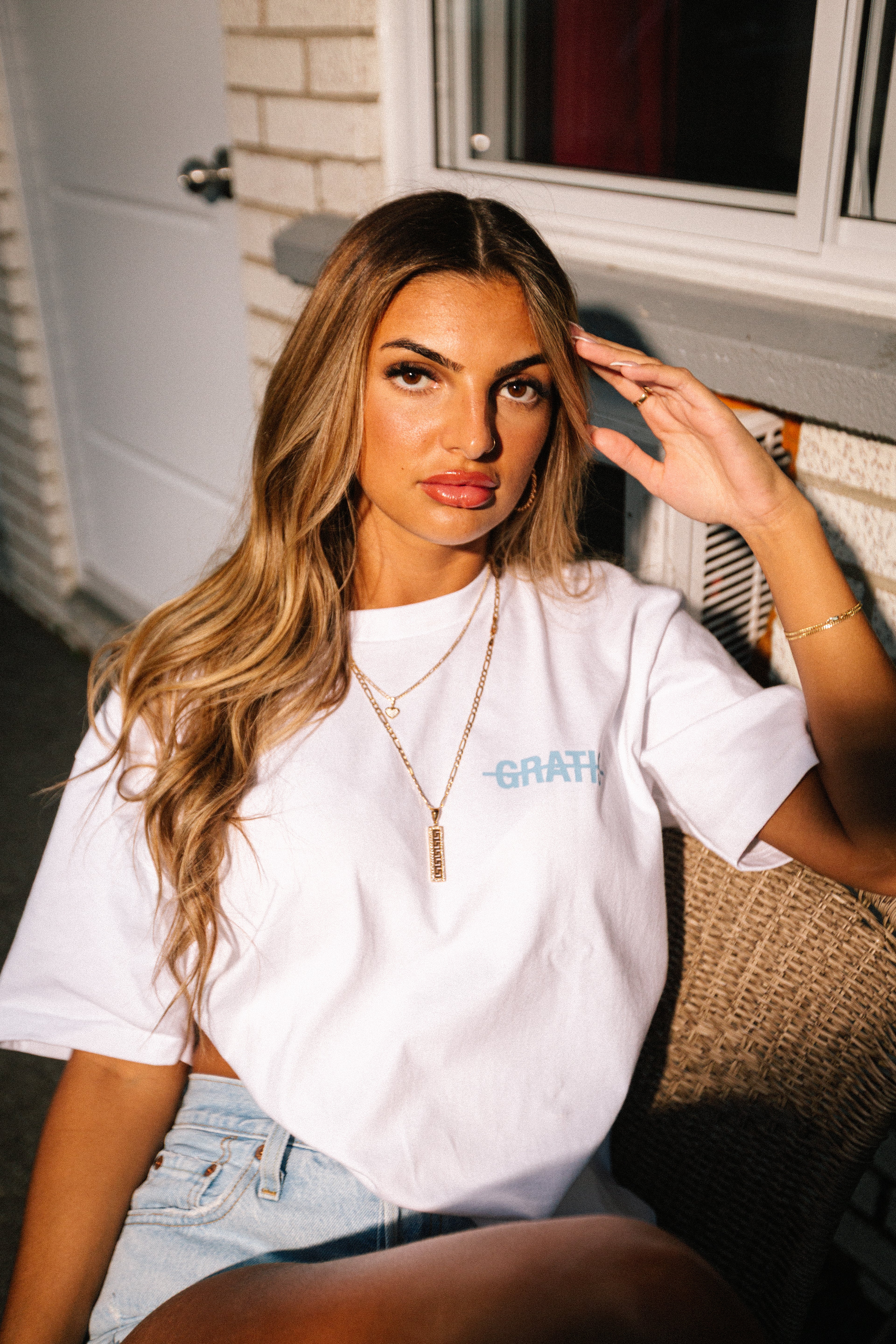 GRATIS "LA VIE GRATIS" BLUE T-SHIRT