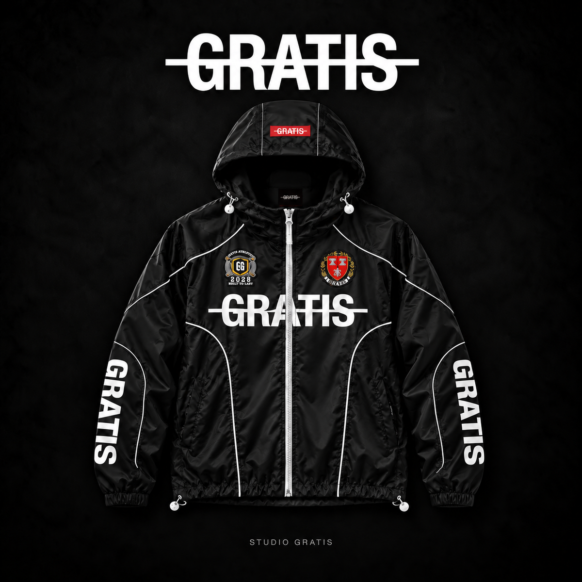 GRATIS "BLACK OPS" TOP WINDBREAKER